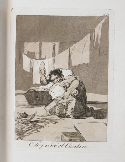 Plate from Los Caprichos by Francisco de Goya